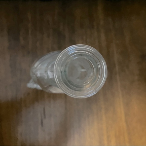 Vintage 1970s Italian Clear Glass Decanter Bottle with Stopper - Picture 10 of 12